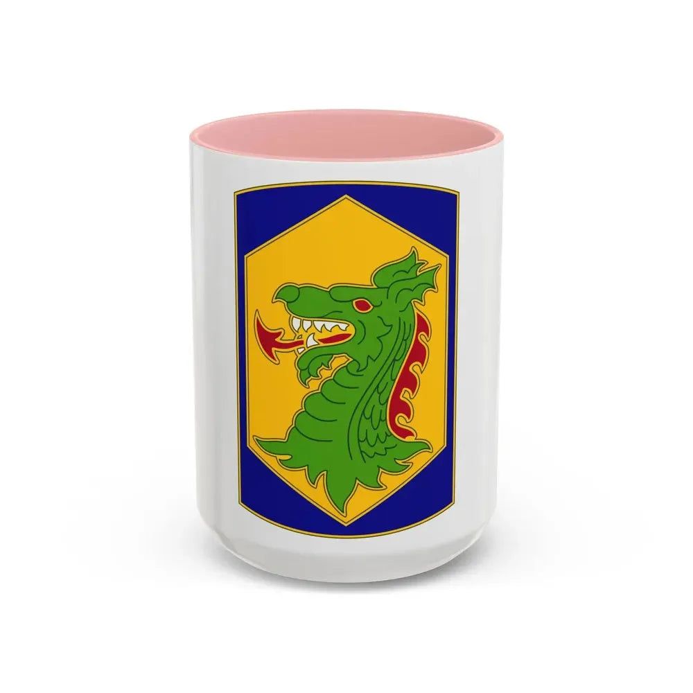404 Maneuver Enhancement Brigade 2 (U.S. Army) Accent Coffee Mug 15oz Pink - Go Mug Yourself