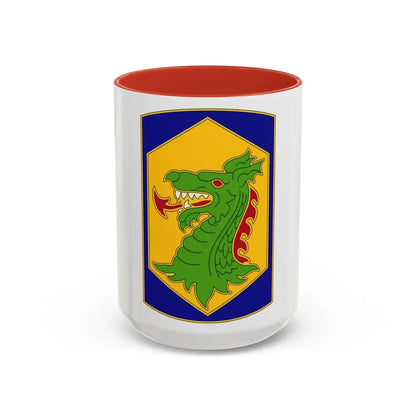 404 Maneuver Enhancement Brigade 2 (U.S. Army) Accent Coffee Mug 15oz Red - Go Mug Yourself