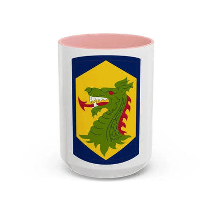 404 Maneuver Enhancement Brigade (U.S. Army) Accent Coffee Mug 15oz Pink - Go Mug Yourself
