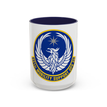 621 Mobility Support Operations Squadron AMC (U.S. Air Force) Accent Coffee Mug