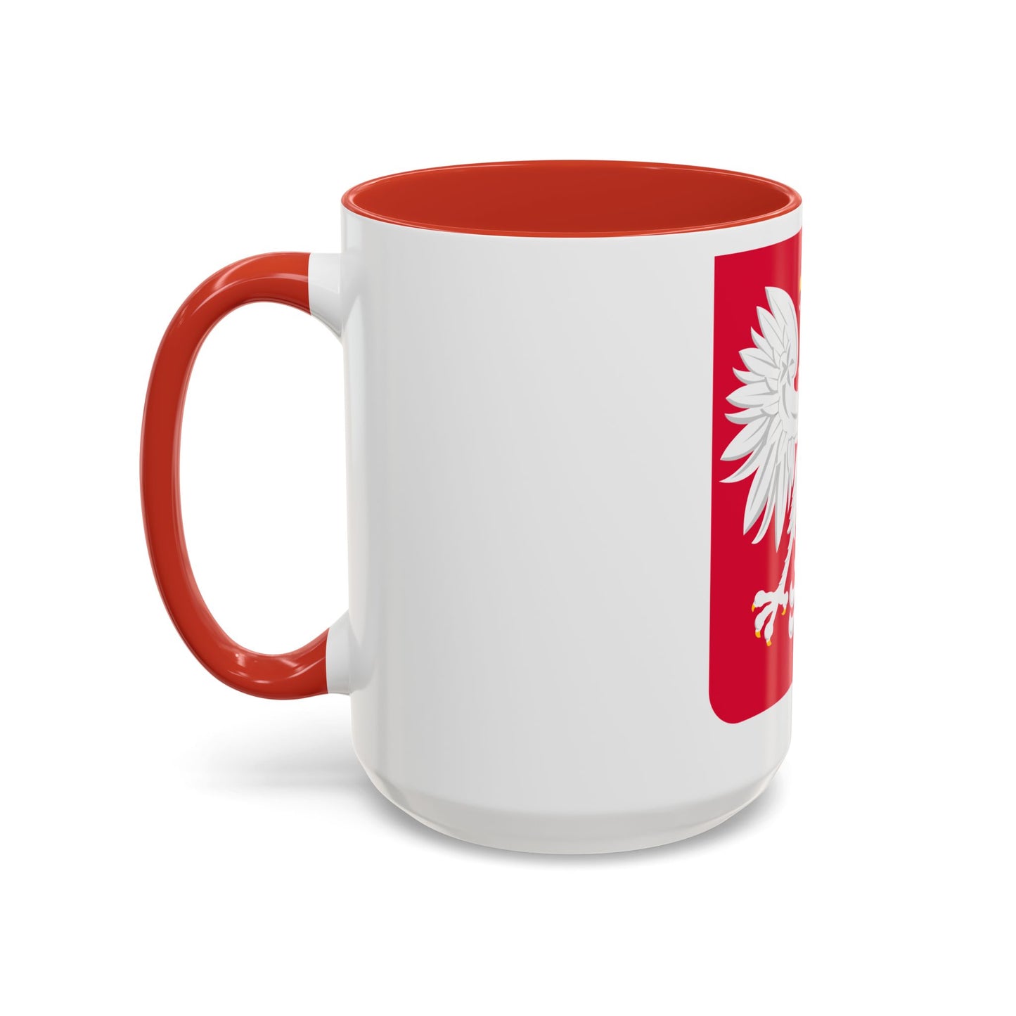 Coat of arms of Poland (1980-1990) - Accent Coffee Mug