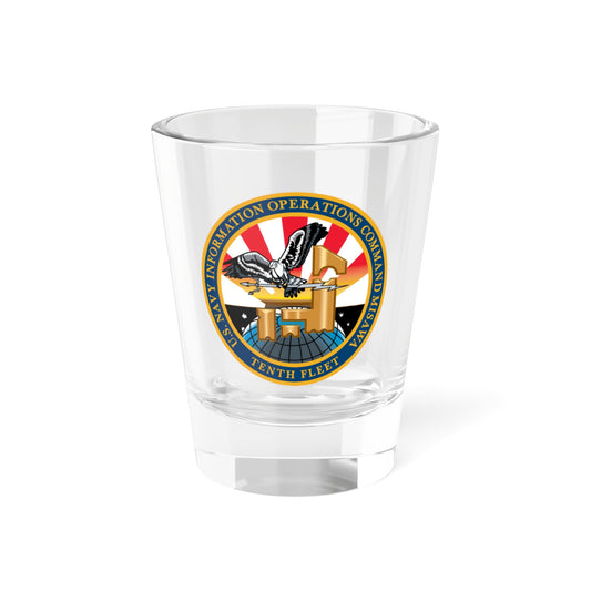 USN IOC Misawa NIOC 10th Fleet (U.S. Navy) Shot Glass 1.5oz