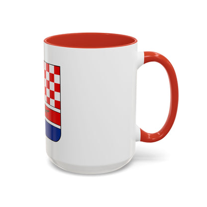 Coat of arms of Croatia (State of Slovenes, Croats and Serbs) - Accent Coffee Mug