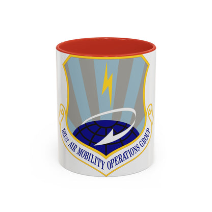 521st Air Mobility Operations Group (U.S. Air Force) Accent Coffee Mug