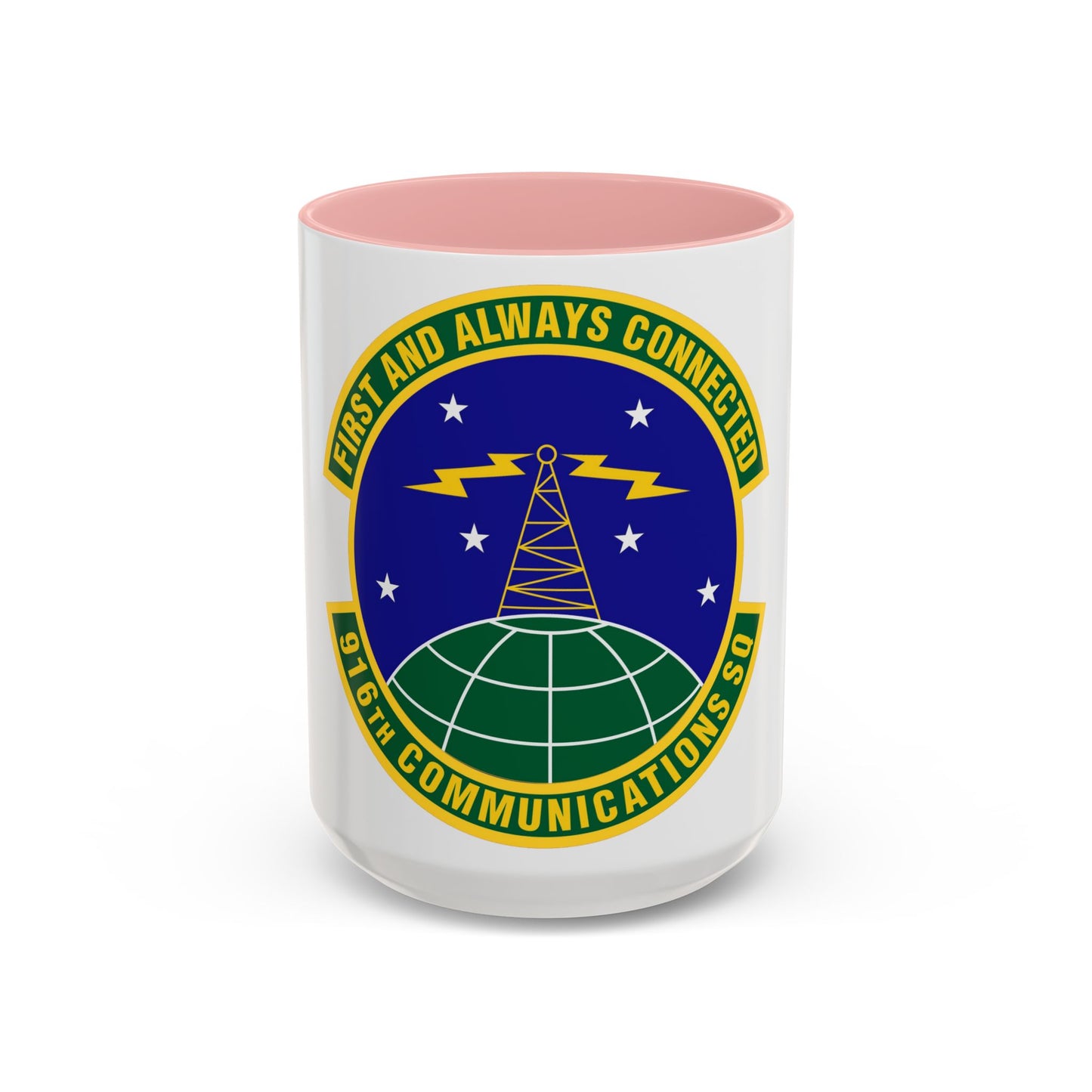 Tasse à café décorative du 916e Escadron de communications (US Air Force)