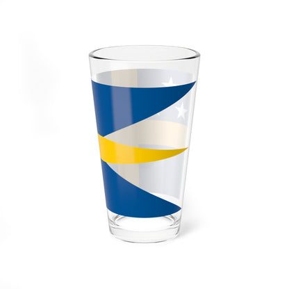 Naval Rank Flag of Sweden - Viceamiralsflagga (Sweden) Pint Glass 16oz
