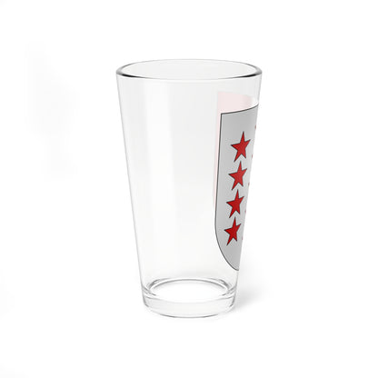 Valais-coat of arms (Switzerland) (Coat of Arms) Pint Glass 16oz