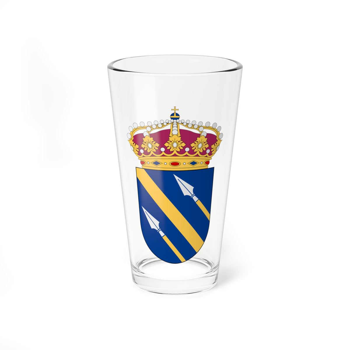 HMS Skaftö vapen (Sweden) (Coat of Arms) Pint Glass 16oz