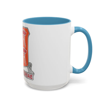 447 Signal Battalion (U.S. Army) Accent Coffee Mug