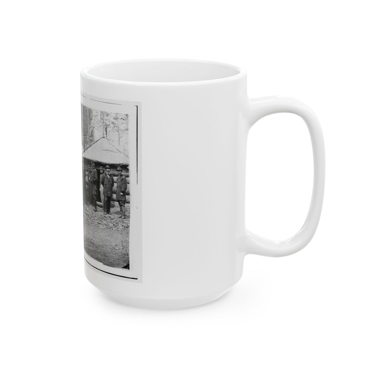 Brandy Station, Virginia (Vicinity). Gen. George G. Meade And Staff (U.S. Civil War) White Coffee Mug
