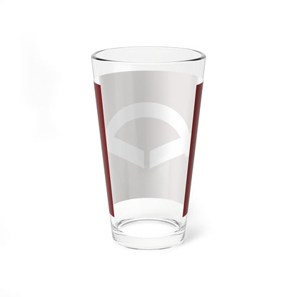 Flag of Kamioka Akita 1964-2005 (Japan) Pint Glass 16oz