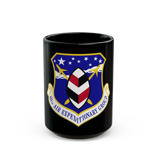 404th Air Expeditionary Group (U.S. Air Force) Black Coffee Mug-15oz-Go Mug Yourself