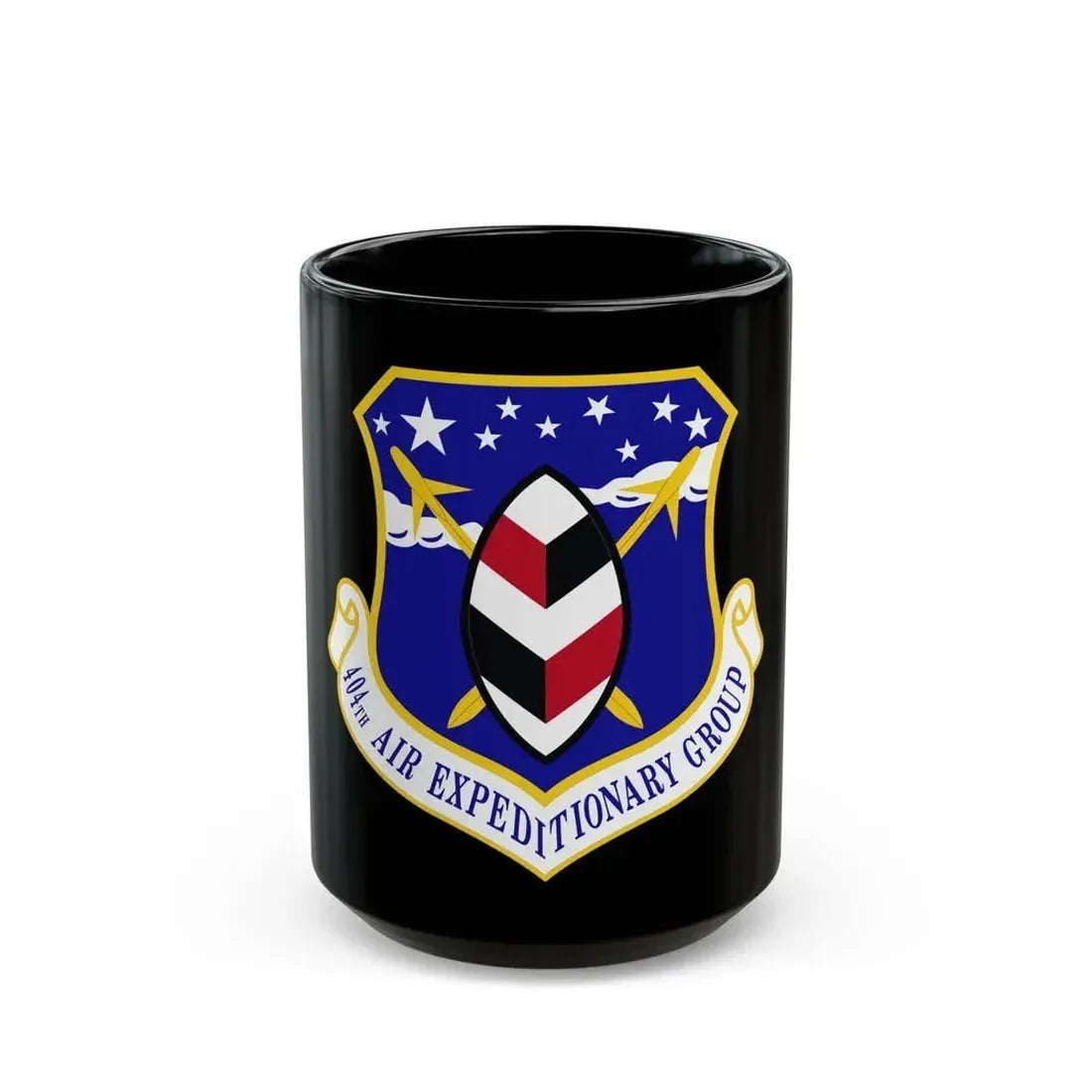 404th Air Expeditionary Group (U.S. Air Force) Black Coffee Mug 15oz - Go Mug Yourself