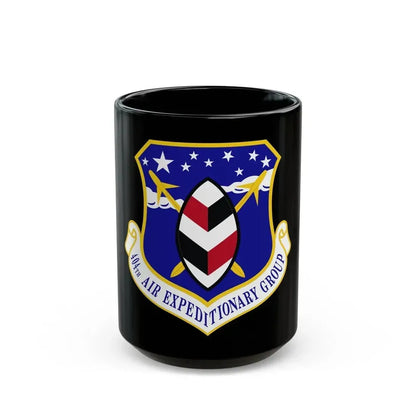 404th Air Expeditionary Group (U.S. Air Force) Black Coffee Mug 15oz - Go Mug Yourself