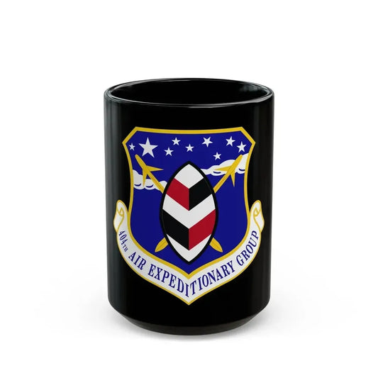 404th Air Expeditionary Group (U.S. Air Force) Black Coffee Mug 15oz - Go Mug Yourself