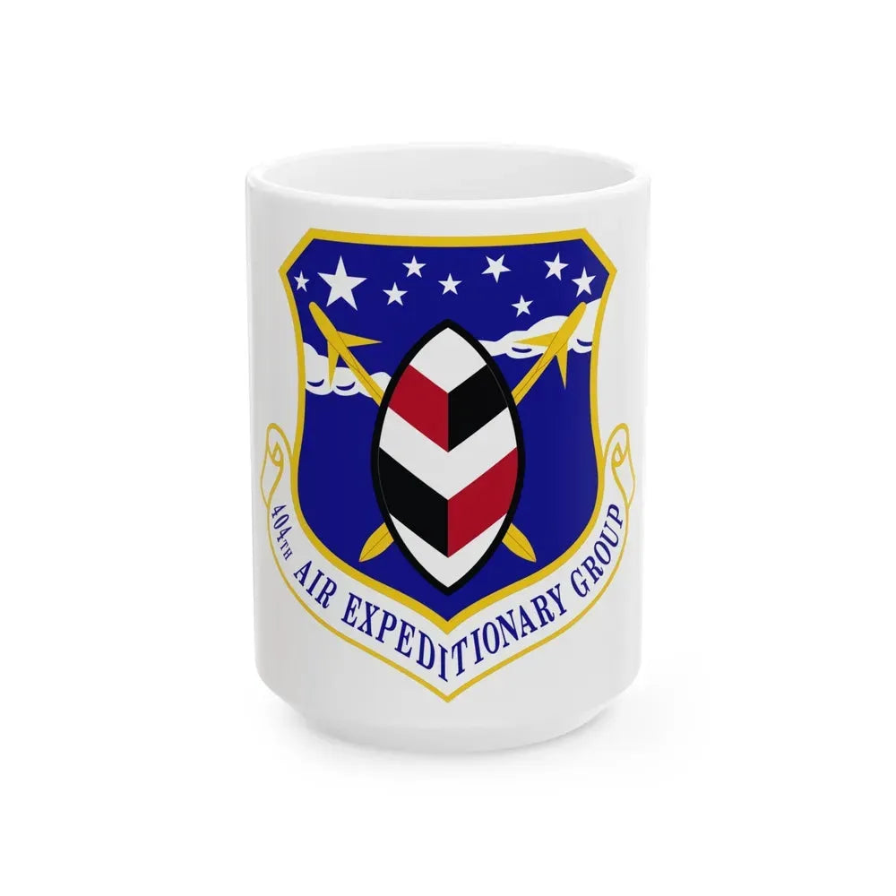 404th Air Expeditionary Group (U.S. Air Force) White Coffee Mug 15oz - Go Mug Yourself