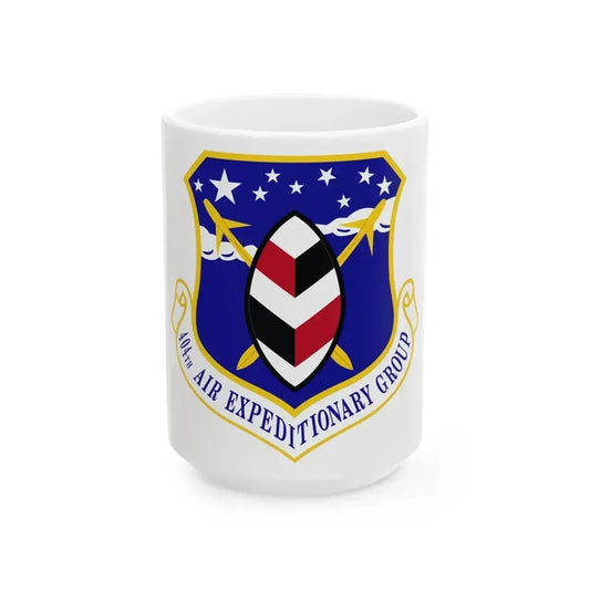 404th Air Expeditionary Group (U.S. Air Force) White Coffee Mug 15oz - Go Mug Yourself