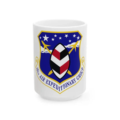 404th Air Expeditionary Group (U.S. Air Force) White Coffee Mug 15oz - Go Mug Yourself