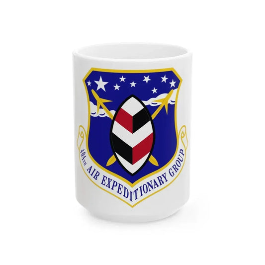 404th Air Expeditionary Group (U.S. Air Force) White Coffee Mug 15oz - Go Mug Yourself
