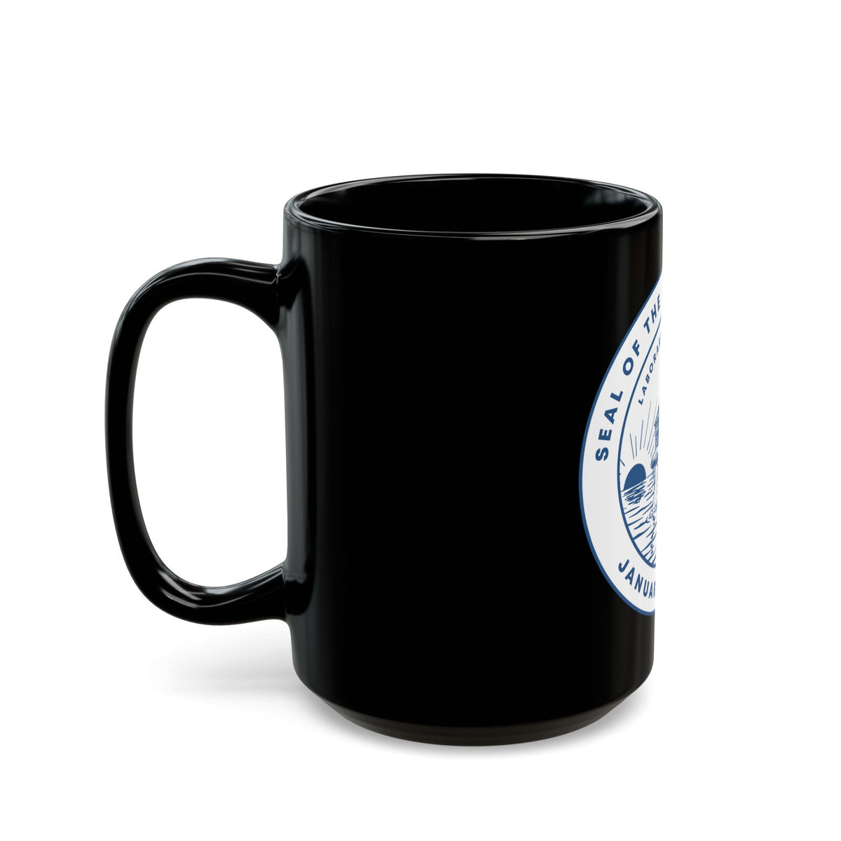 Seal of Toledo Ohio - Black Coffee Mug