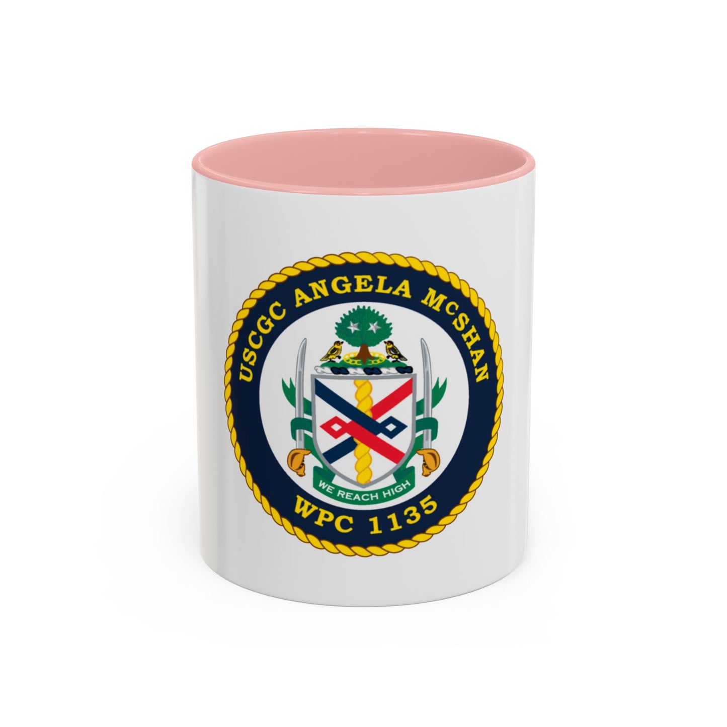 USCGC ANGELA McSHAN WPC 1135 (U.S. Coast Guard) Accent Coffee Mug