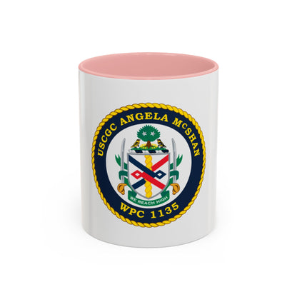 USCGC ANGELA McSHAN WPC 1135 (U.S. Coast Guard) Accent Coffee Mug