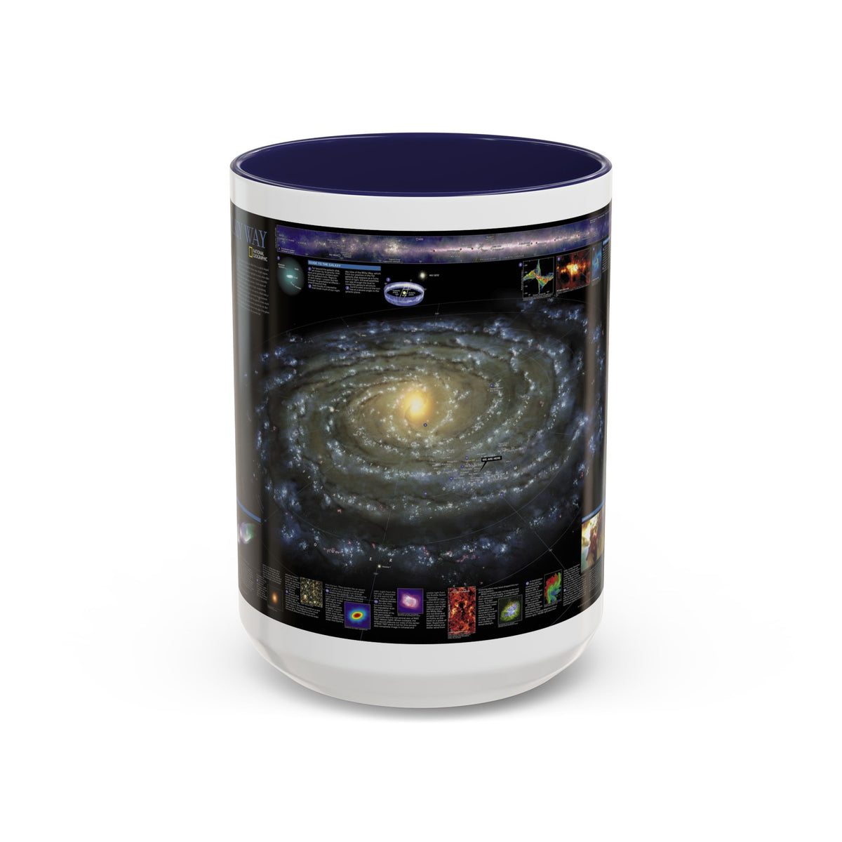 Space - Milky Way (2002) (Map) Accent Coffee Mug