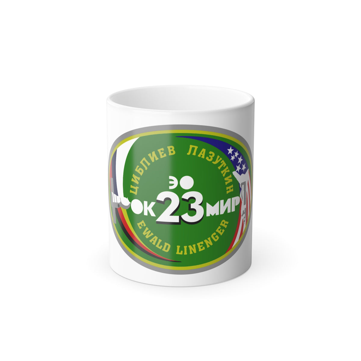 Soyuz TM-25 (Soyuz Programme) Color Changing Mug 11oz