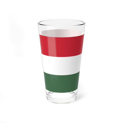 Flag of Hungary (Hungary) Pint Glass 16oz