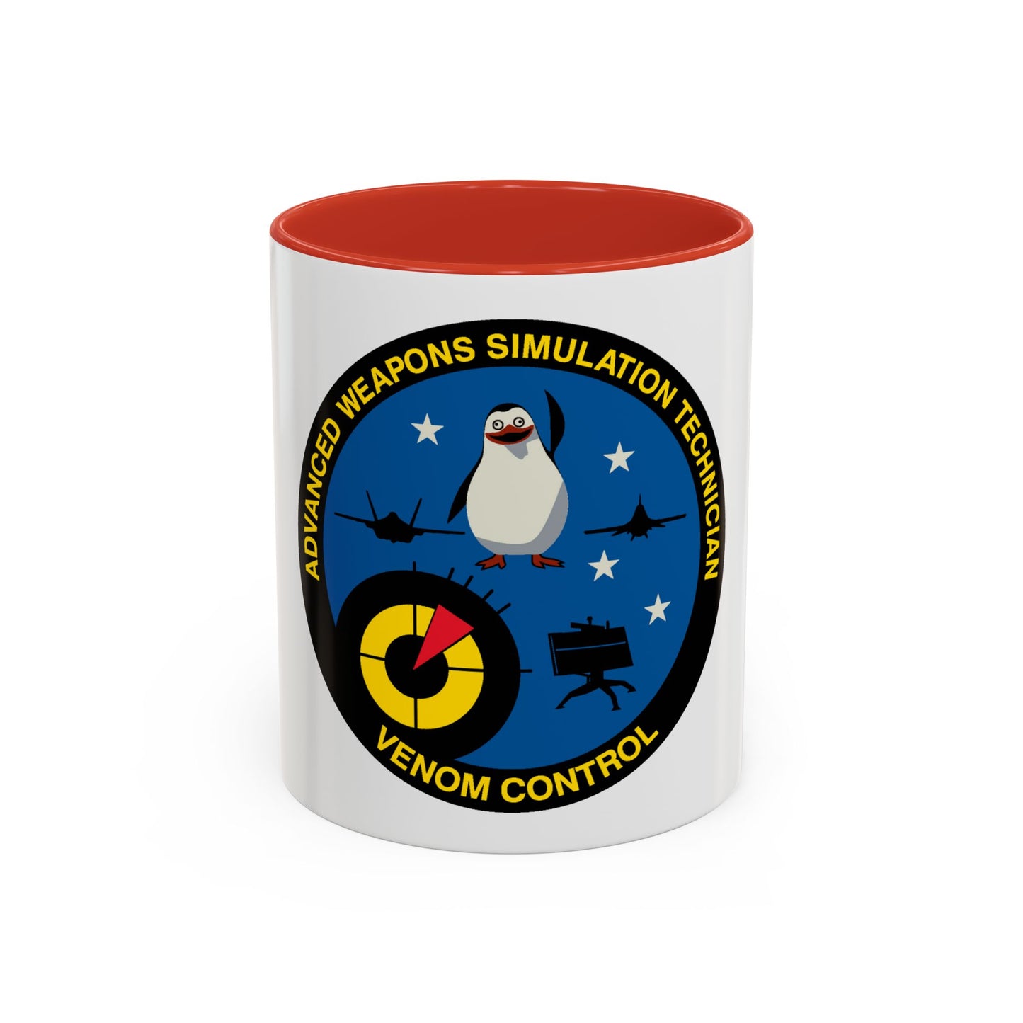 Advanced Weapons Simulation Tech Venom Ctrl (U.S. Air Force) Accent Coffee Mug
