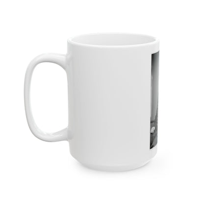 Portrait Of Maj. Gen. Stephen A. Hurlbut, Officer Of The Federal Army (U.S. Civil War) White Coffee Mug
