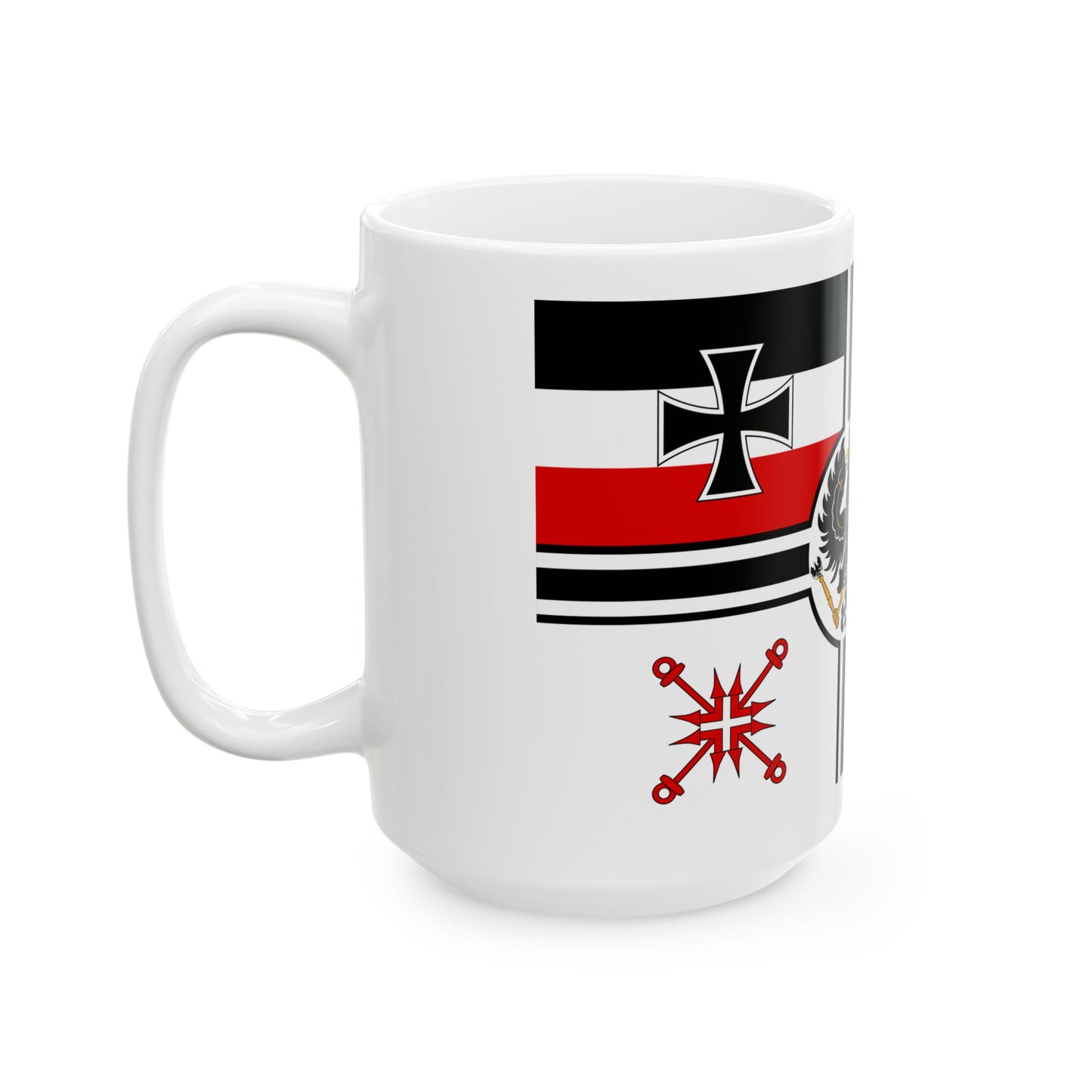 Arbeitsfahrzeuge der Kriegsmarine -1892 (Germany) White Coffee Mug