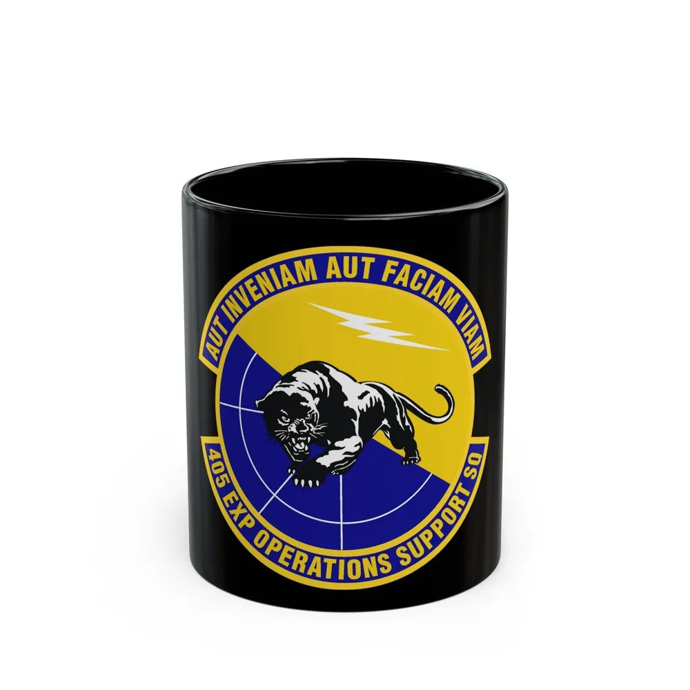 405th Expeditionary Operations Support Squadron (U.S. Air Force) Black Coffee Mug-11oz-Go Mug Yourself