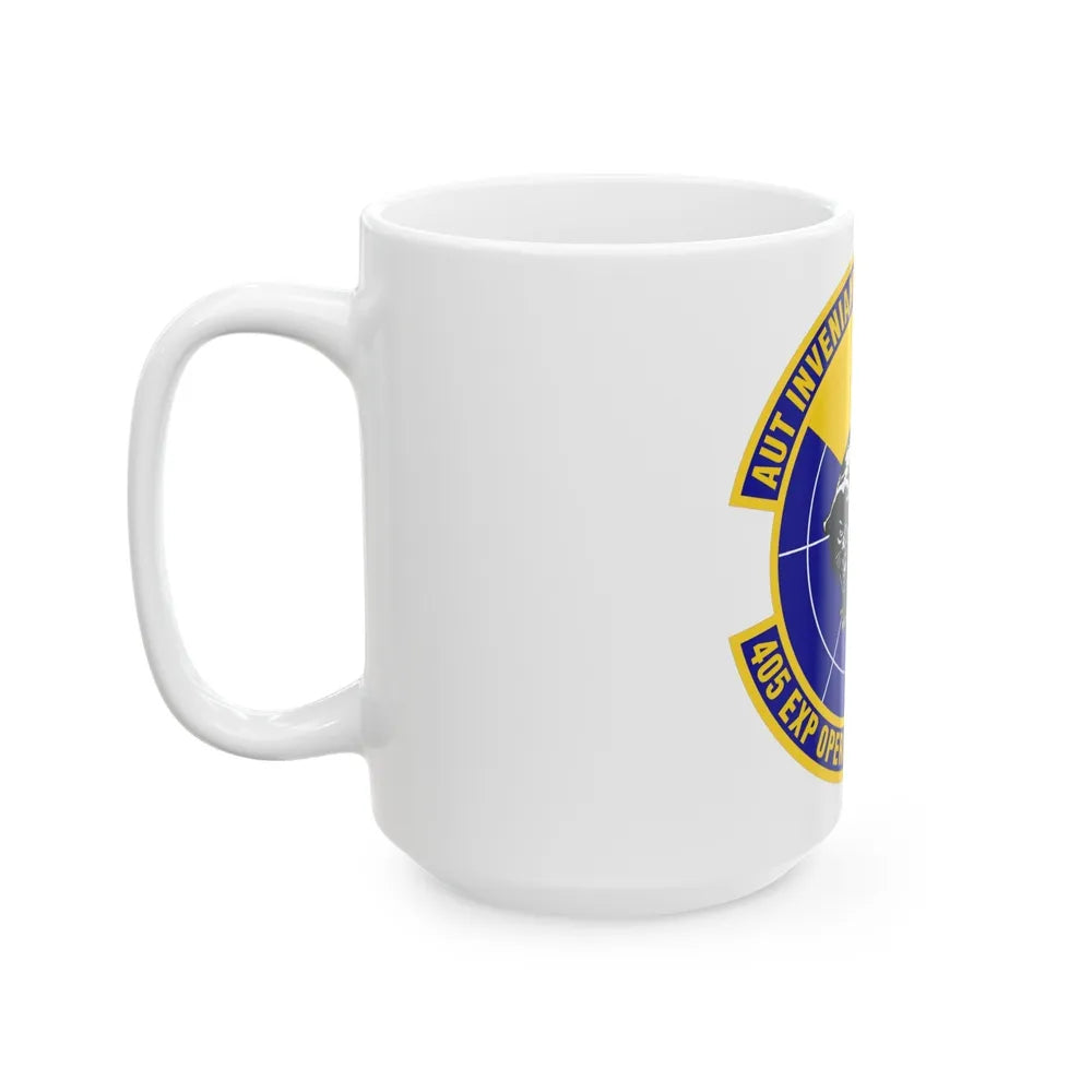 405th Expeditionary Operations Support Squadron (U.S. Air Force) White Coffee Mug-Go Mug Yourself