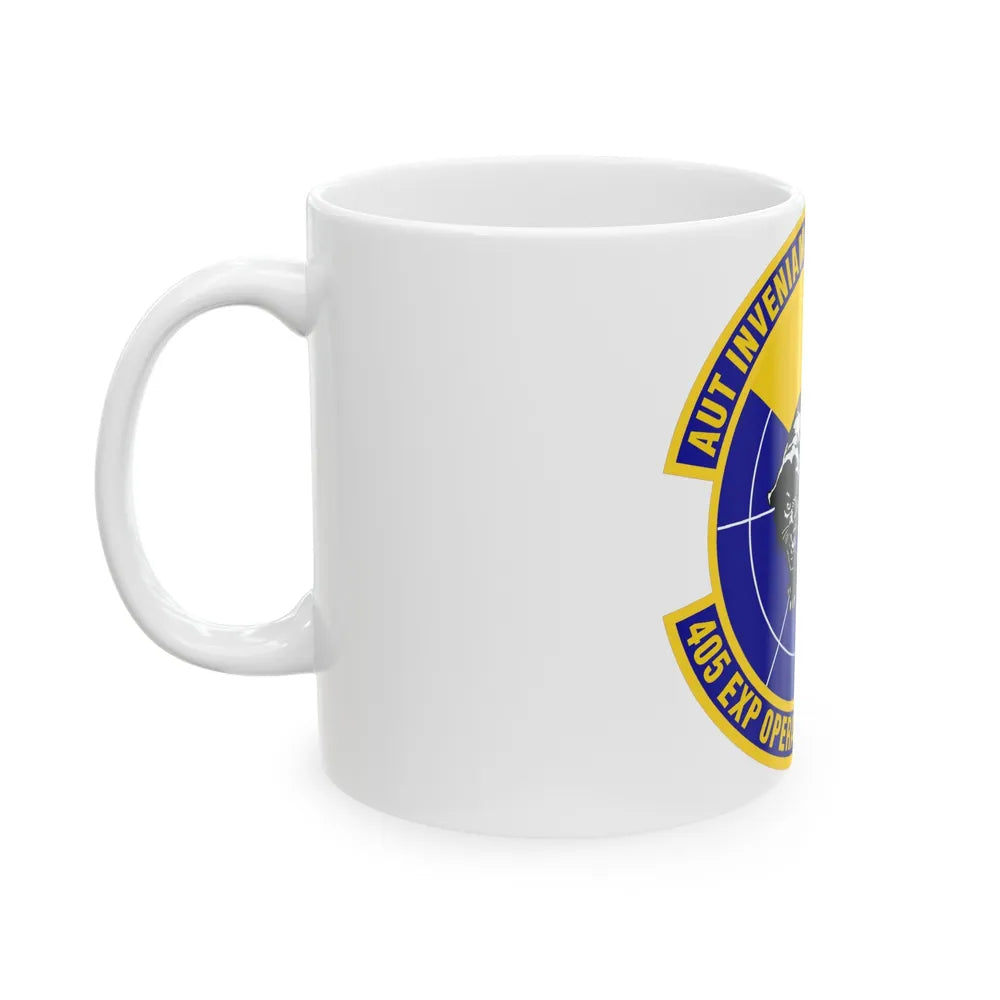 405th Expeditionary Operations Support Squadron (U.S. Air Force) White Coffee Mug-Go Mug Yourself