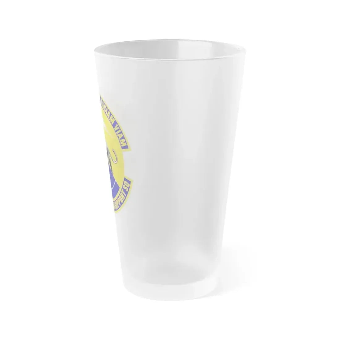 405th Expeditionary Operations Support Squadron (U.S. Air Force) Frosted Pint Glass 16oz - Go Mug Yourself