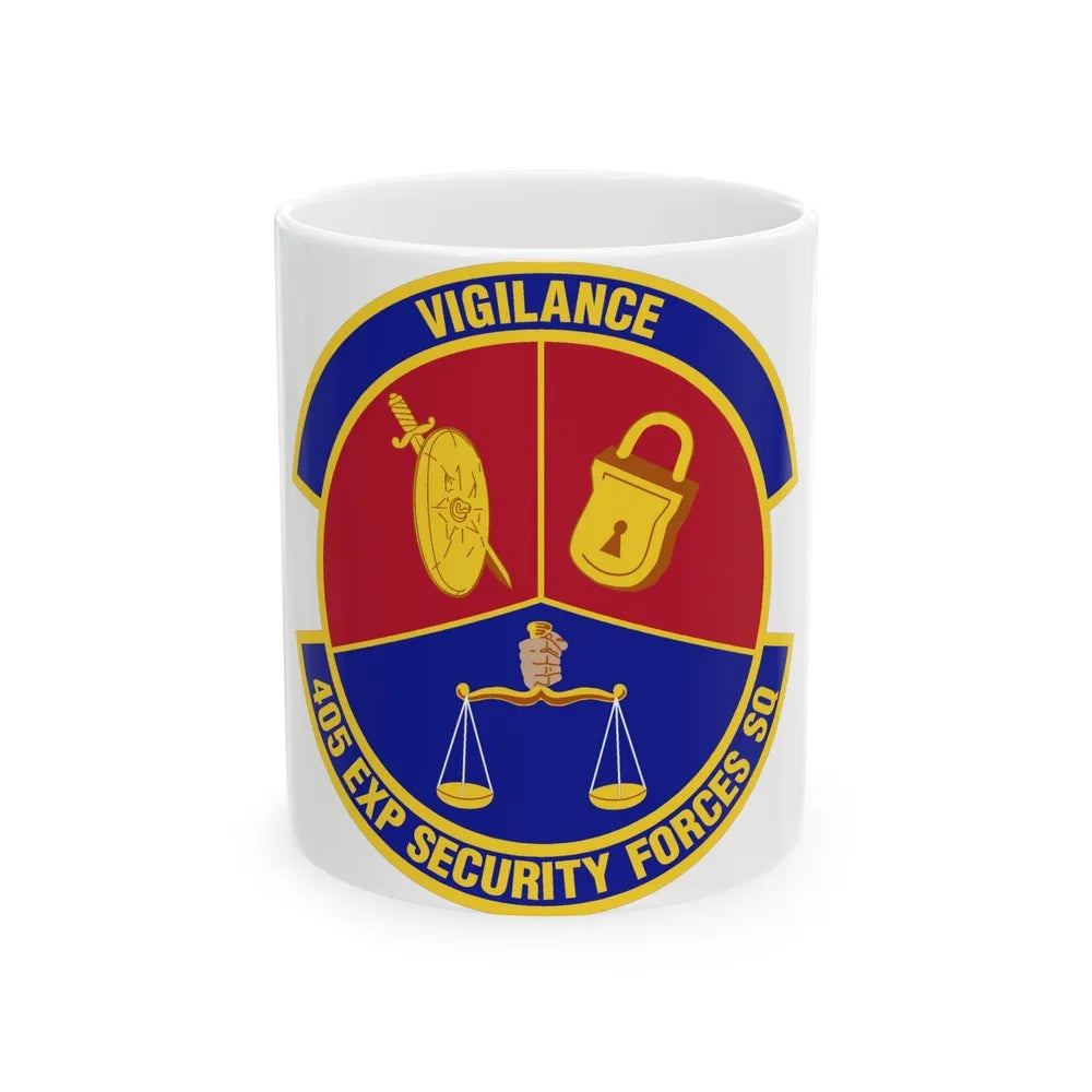 405th Expeditionary Security Forces Squadron (U.S. Air Force) White Coffee Mug-11oz-Go Mug Yourself