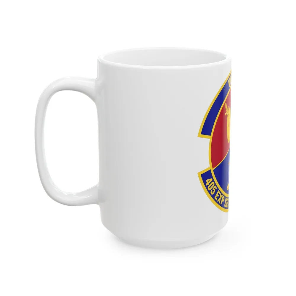 405th Expeditionary Security Forces Squadron (U.S. Air Force) White Coffee Mug-Go Mug Yourself