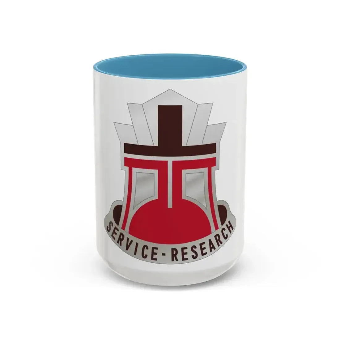 406 Medical Laboratory (U.S. Army) Accent Coffee Mug 15oz Light Blue - Go Mug Yourself