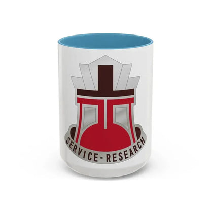 406 Medical Laboratory (U.S. Army) Accent Coffee Mug 15oz Light Blue - Go Mug Yourself