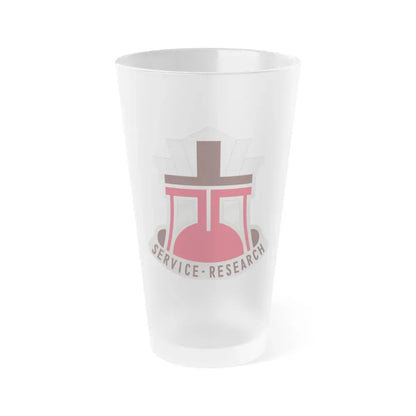 406 Medical Laboratory (U.S. Army) Frosted Pint Glass 16oz Default Title - Go Mug Yourself