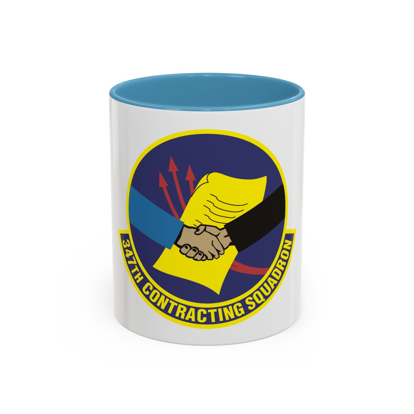 347th Contracting Squadron (U.S. Air Force) Accent Coffee Mug