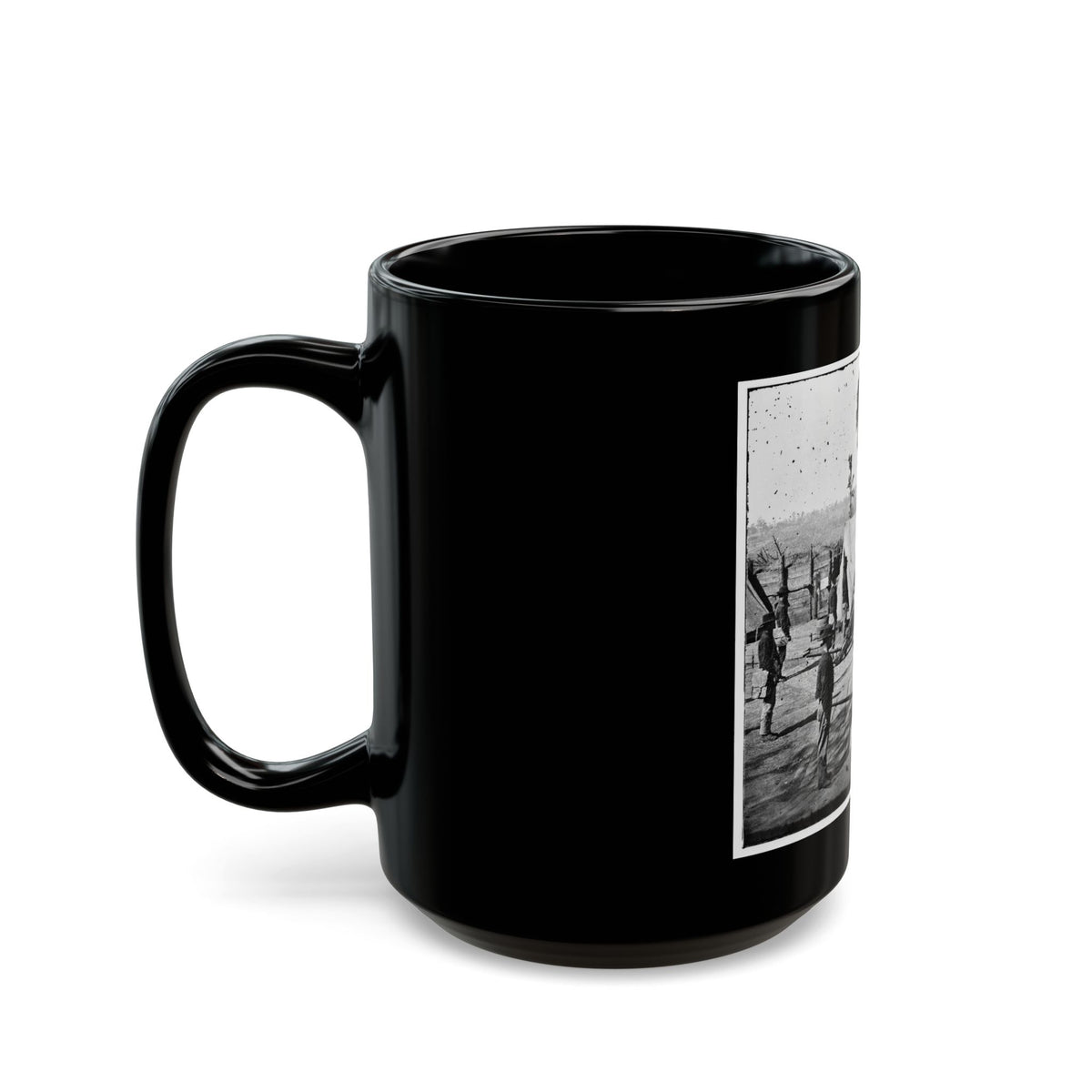 Atlanta, Georgia. Sherman's Men In Confederate Fort-2 (U.S. Civil War) Black Coffee Mug