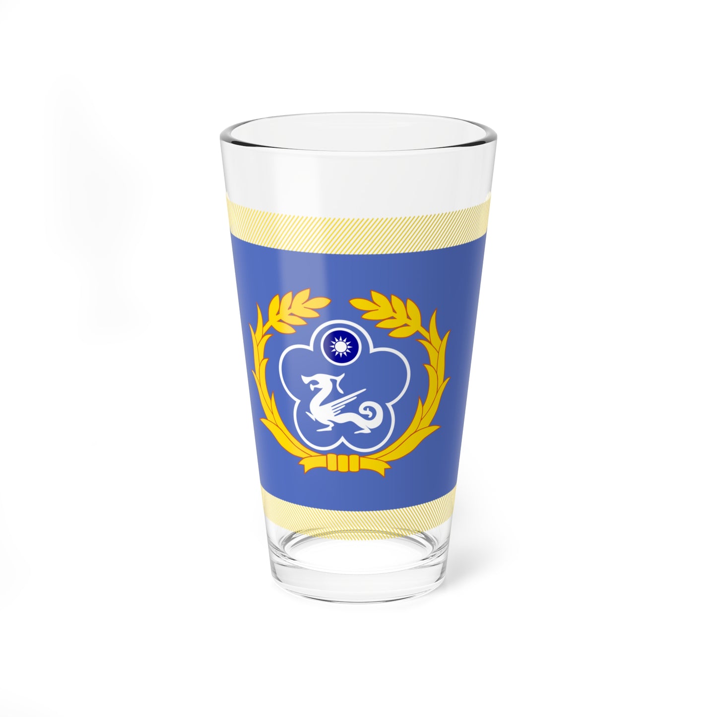 ROCCG Unit Flag (China) Pint Glass 16oz