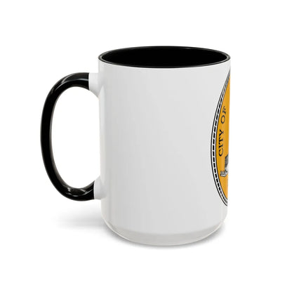 Seal of Baltimore Maryland - Accent Coffee Mug-Go Mug Yourself