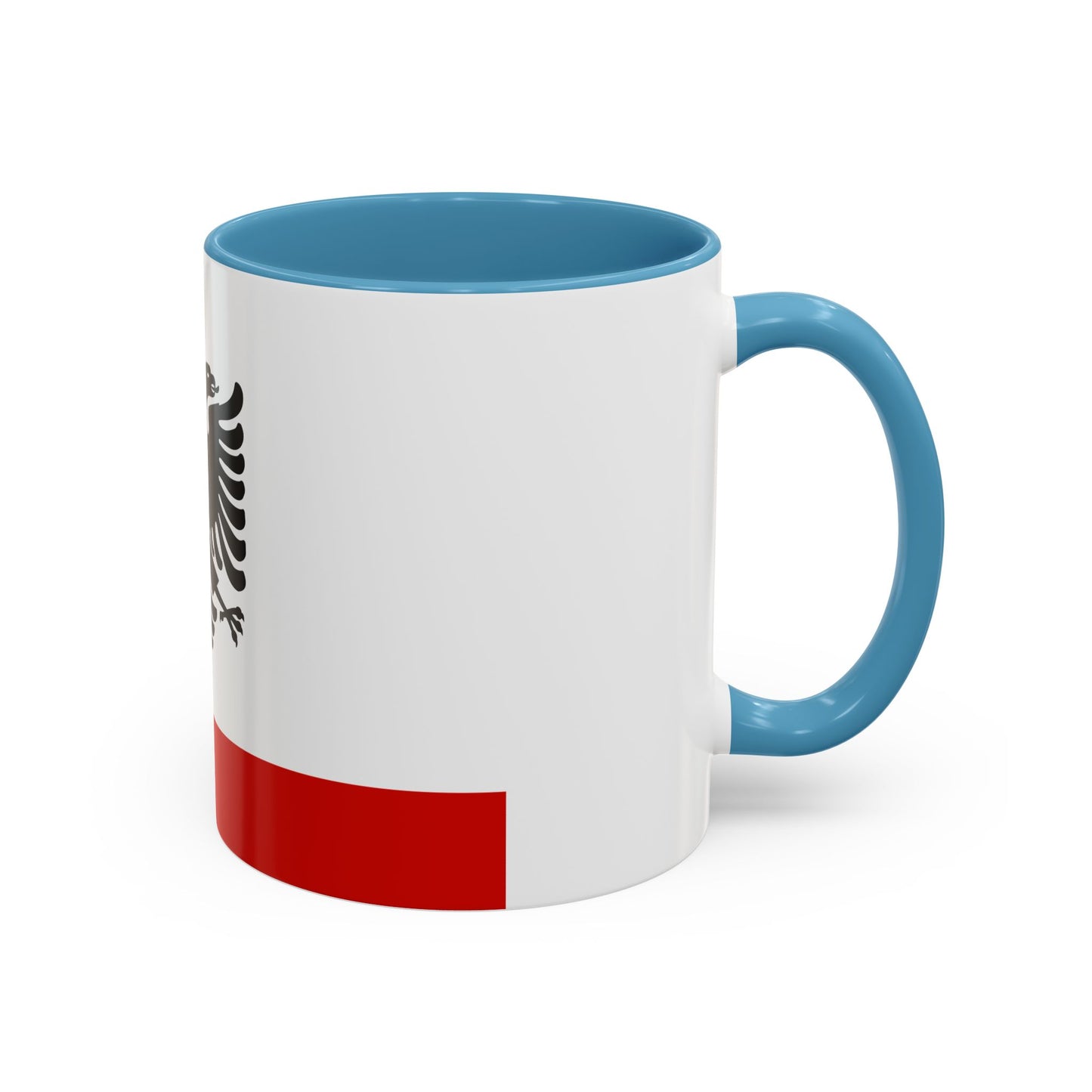 Naval Ensign of Albania 1958 to 1992 - Accent Coffee Mug