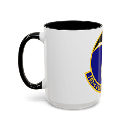 707th Communications Squadron (U.S. Air Force) Accent Coffee Mug