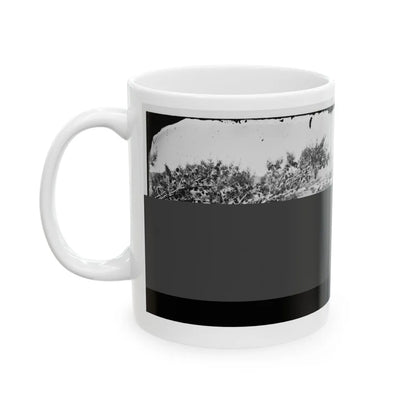 Cumberland Landing, Va. Federal Encampment; View From Tree (U.S. Civil War) White Coffee Mug-Go Mug Yourself