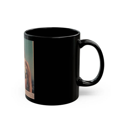 Terry Moore #559 - Magazine Page Photo Clipping (Vintage Female Icon) Black Coffee Mug-Go Mug Yourself