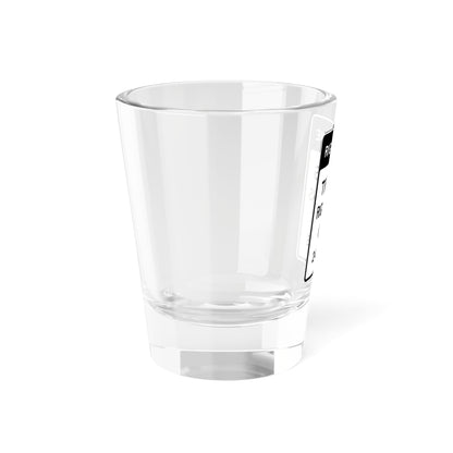 MUTCD-CA SR60-6 (California) (Road Sign) Shot Glass 1.5oz